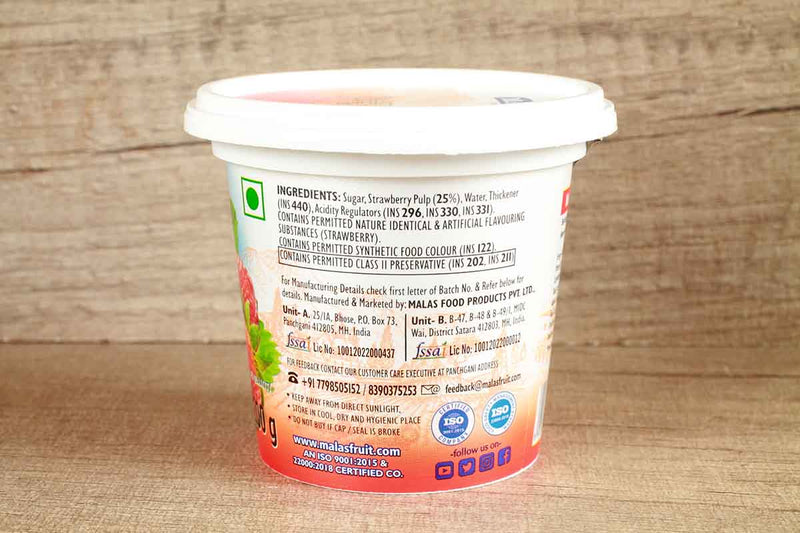 malas strawberry jam 200