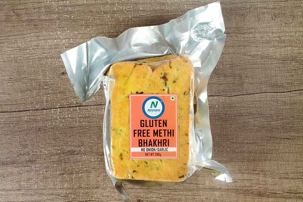 Gluten Free Methi Bhakhri No Onion No Garlic Mobile 200 Gm