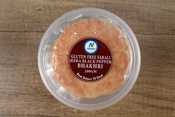 GLUTEN FREE FARALI JEERA BLACK PEPPER BHAKHRI 200