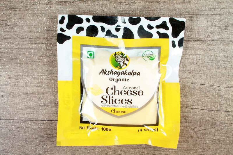 akshayakalpa organic artisanal cheese slices 100