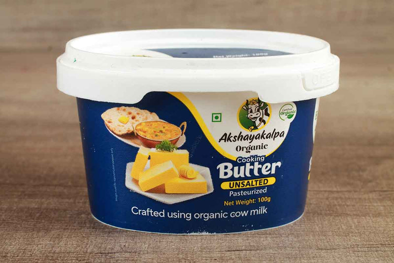 akshayakalpa organic cooking butter unsalted 100