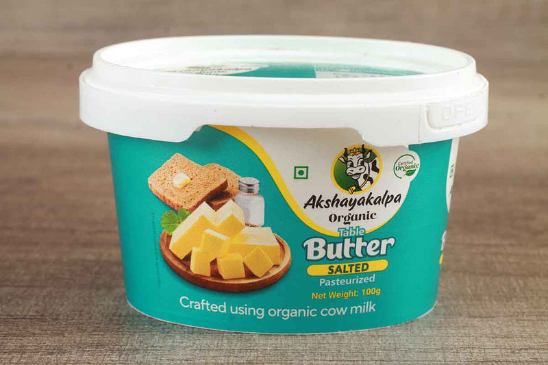 akshayakalpa organic butter salted 100