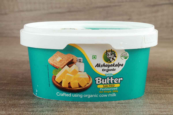 akshayakalpa organic butter salted 200