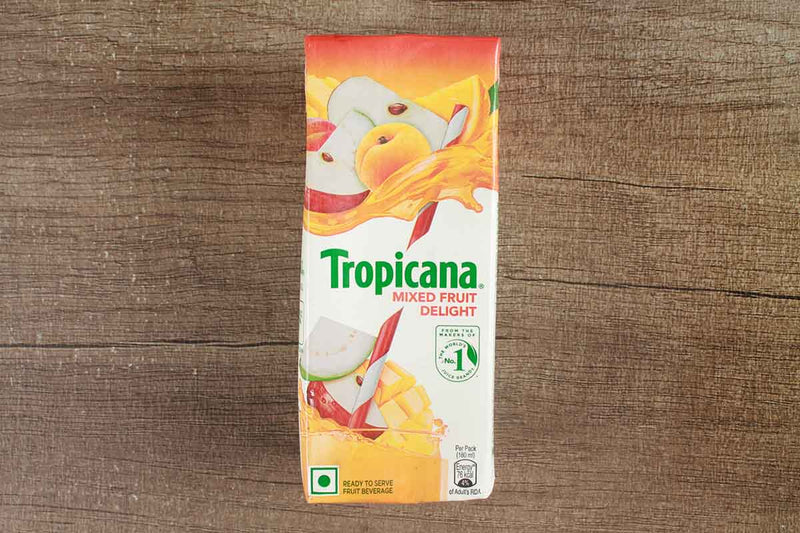 tropicana mixed fruit delight juice bottle 180 ml