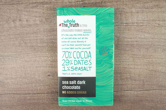 The Whole Truth Sea Salt Dark Chocolate No Added Sugar 80 Gm