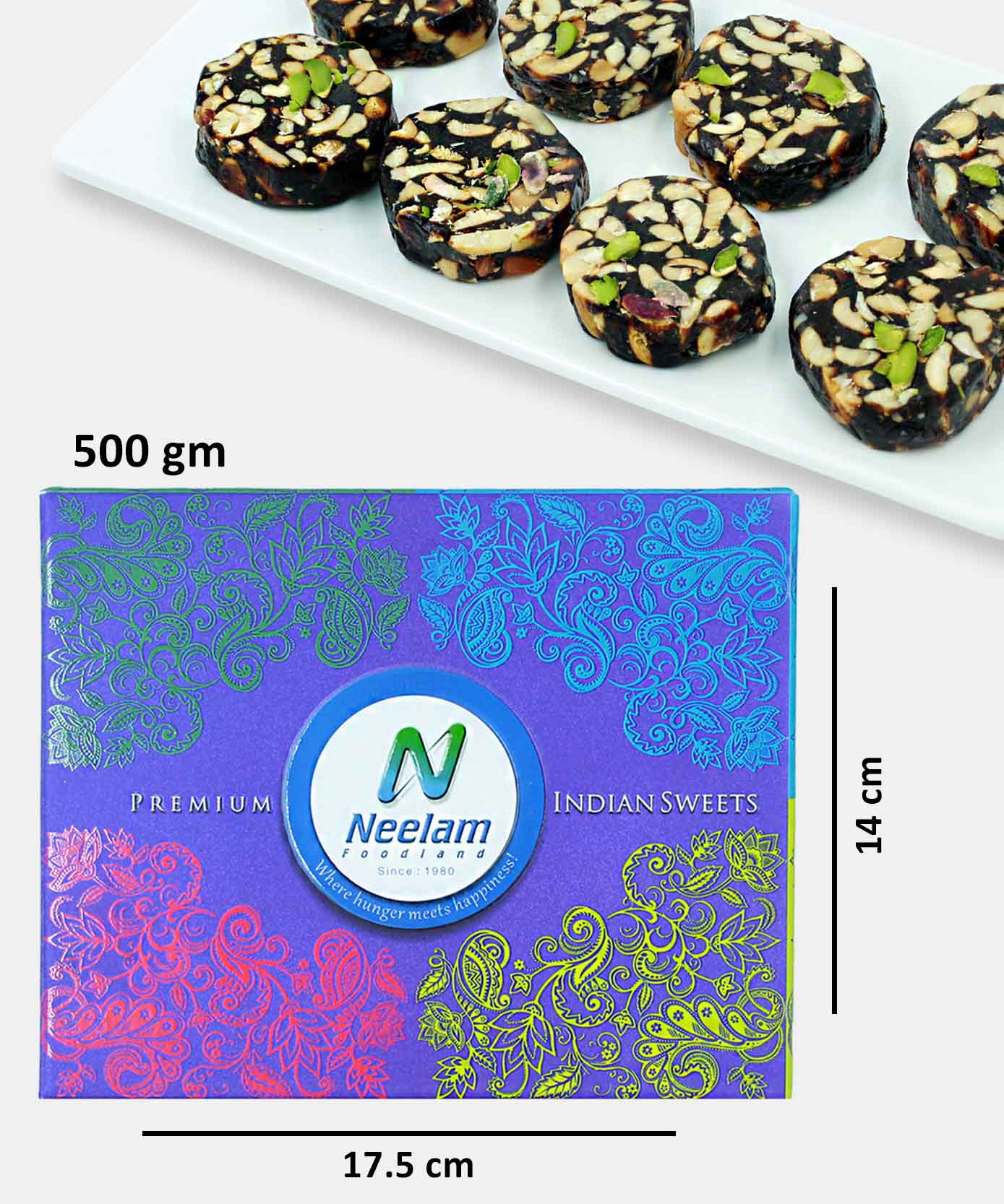 Khajur Roll 500 Gm No Added Sugar Sweet