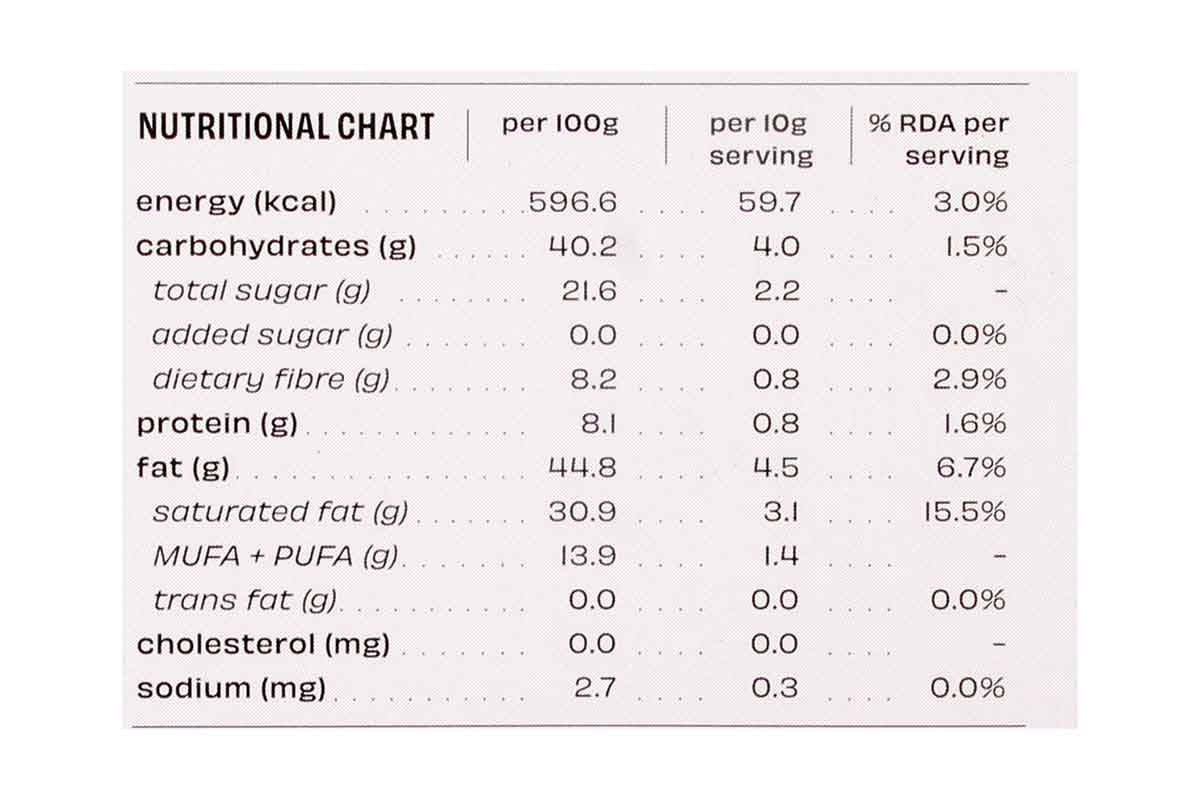 The Whole Truth 71% Dark Chocolate No Added Sugar 80 Gm