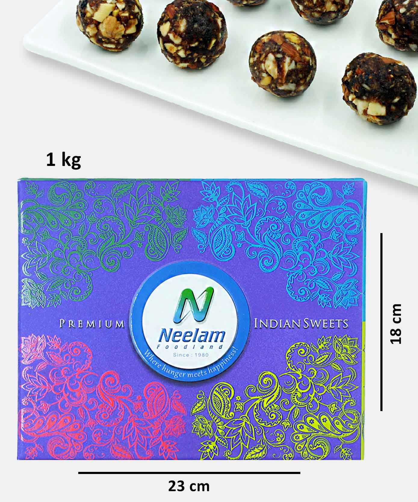 Dates & Dry fruits Laddu 1 Kg No Added Sugar Sweet