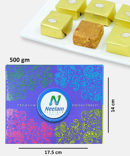 Besan Barfi Sweet 500 Gm