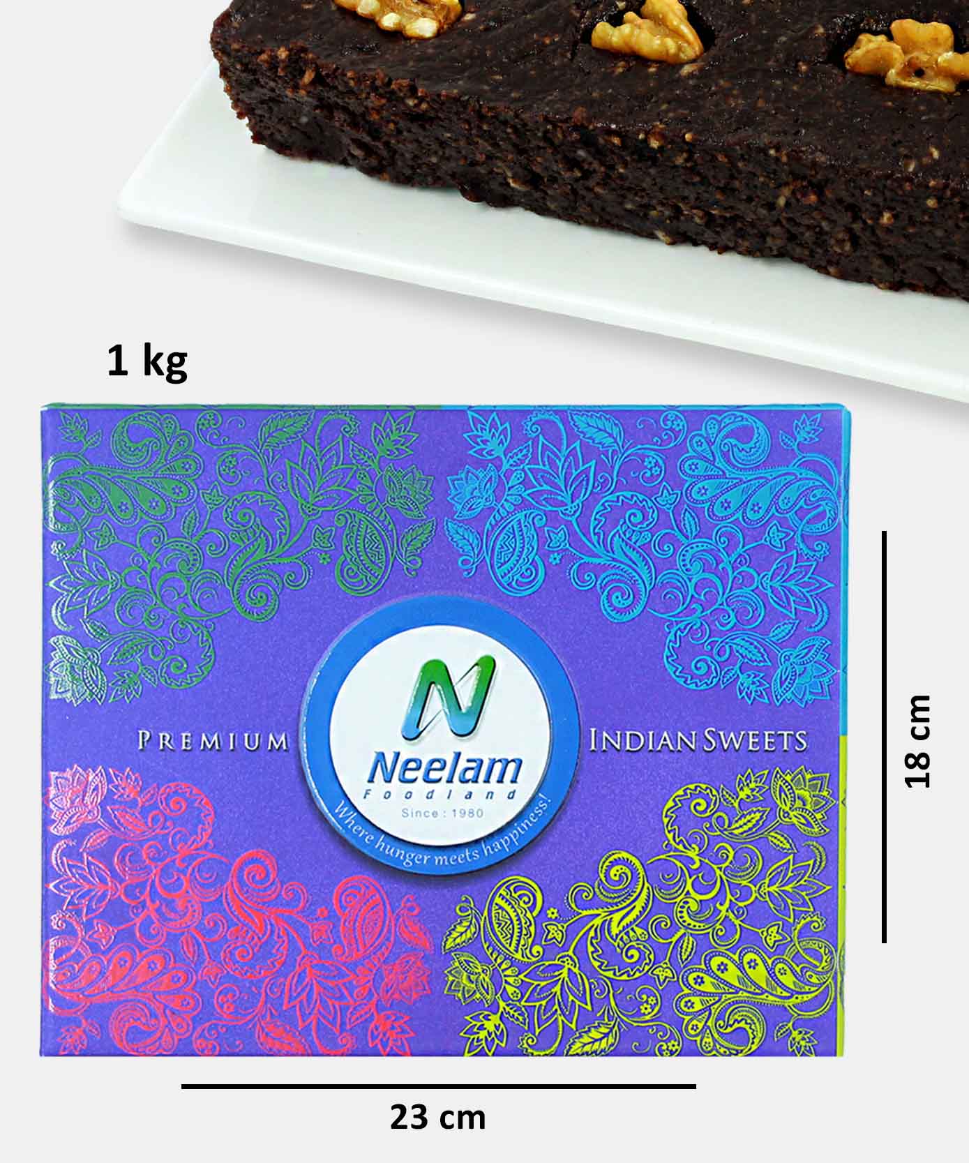Chocolate Walnut Fudge 1 Kg