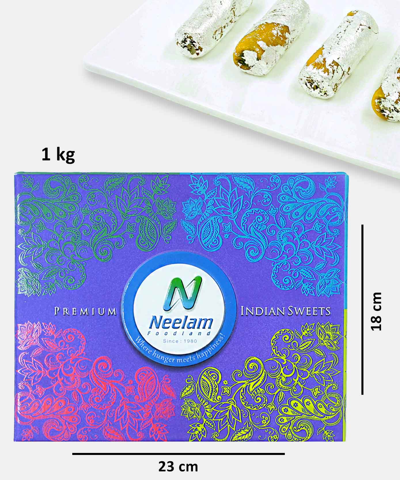Kesar Pista Roll Sweet 1 Kg