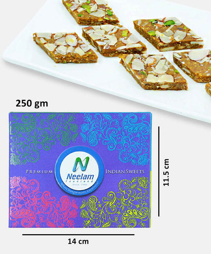 Jaggery Kaju Katri Sweet 250 Gm