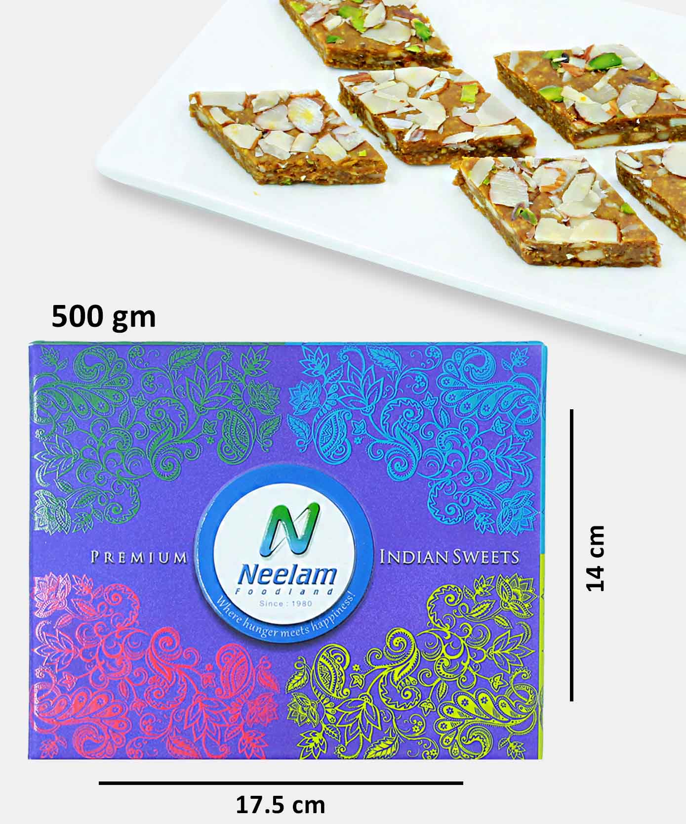 Jaggery Kaju Katri Sweet 500 Gm