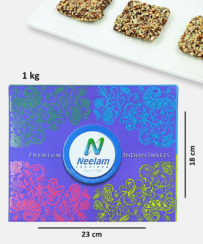 Almond Praline Caramel 1 Kg In Dark Chocolate Sweet