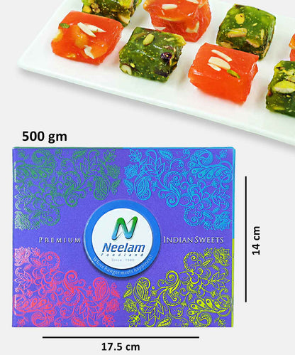 Badami Halwa 500 Gm Orange/Green Sweet