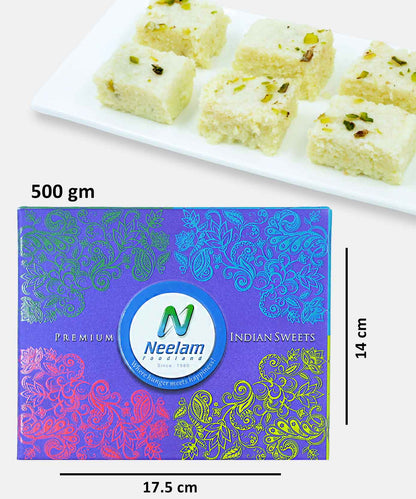 Malai Barfi Sweet 500 Gm