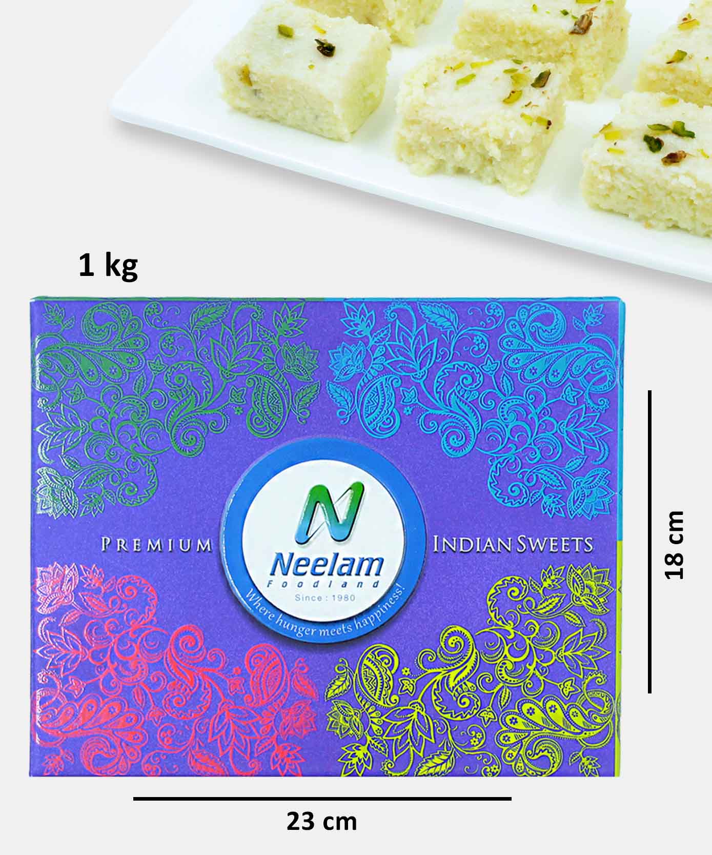 Malai Barfi Sweet 1 Kg