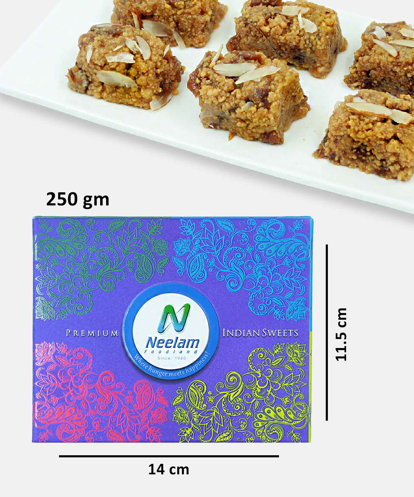 Anjeer Barfi Sweet 250 Gm
