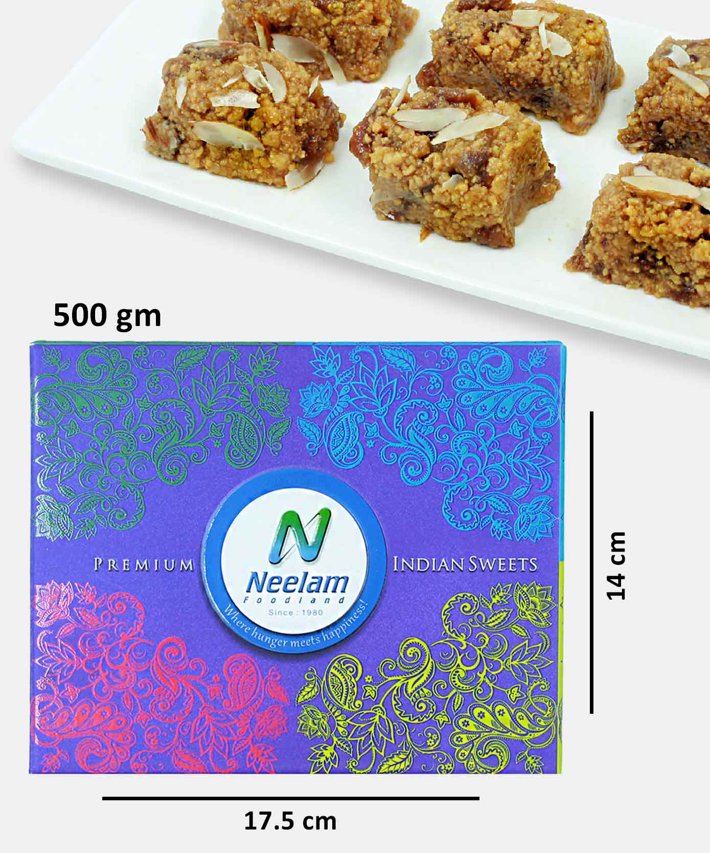 Anjeer Barfi Sweet 500 Gm