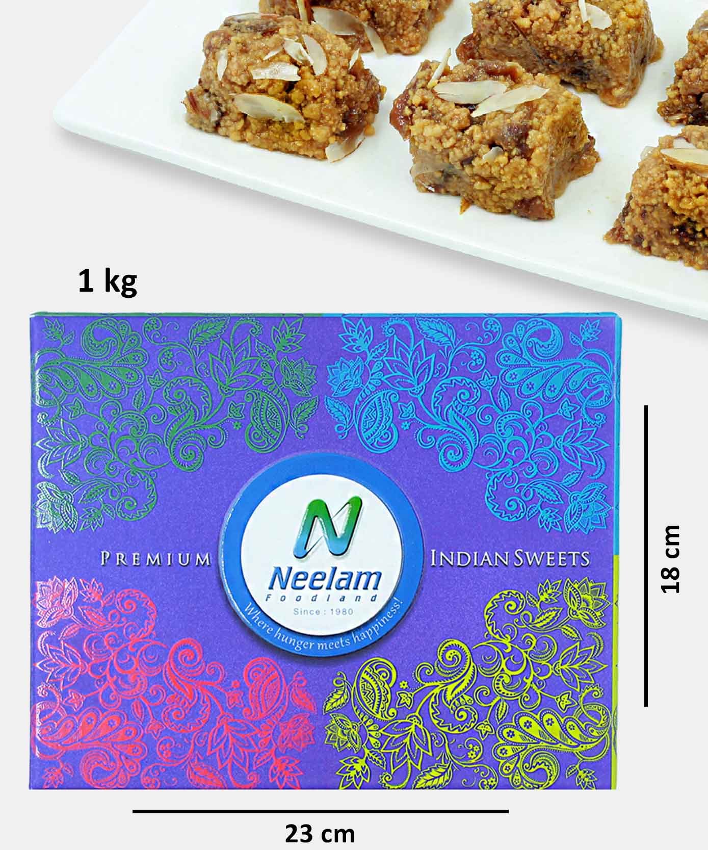 Anjeer Barfi Sweet 1 Kg