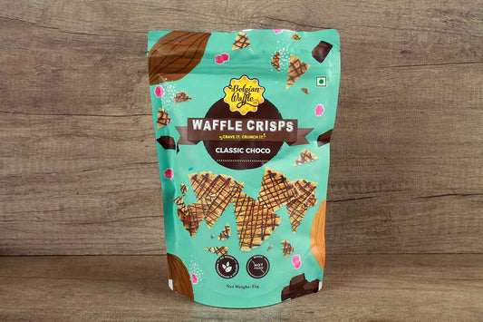 The Belgian Waffle Co Waffle Crisps Classiv Choco Flavour 85 Gm