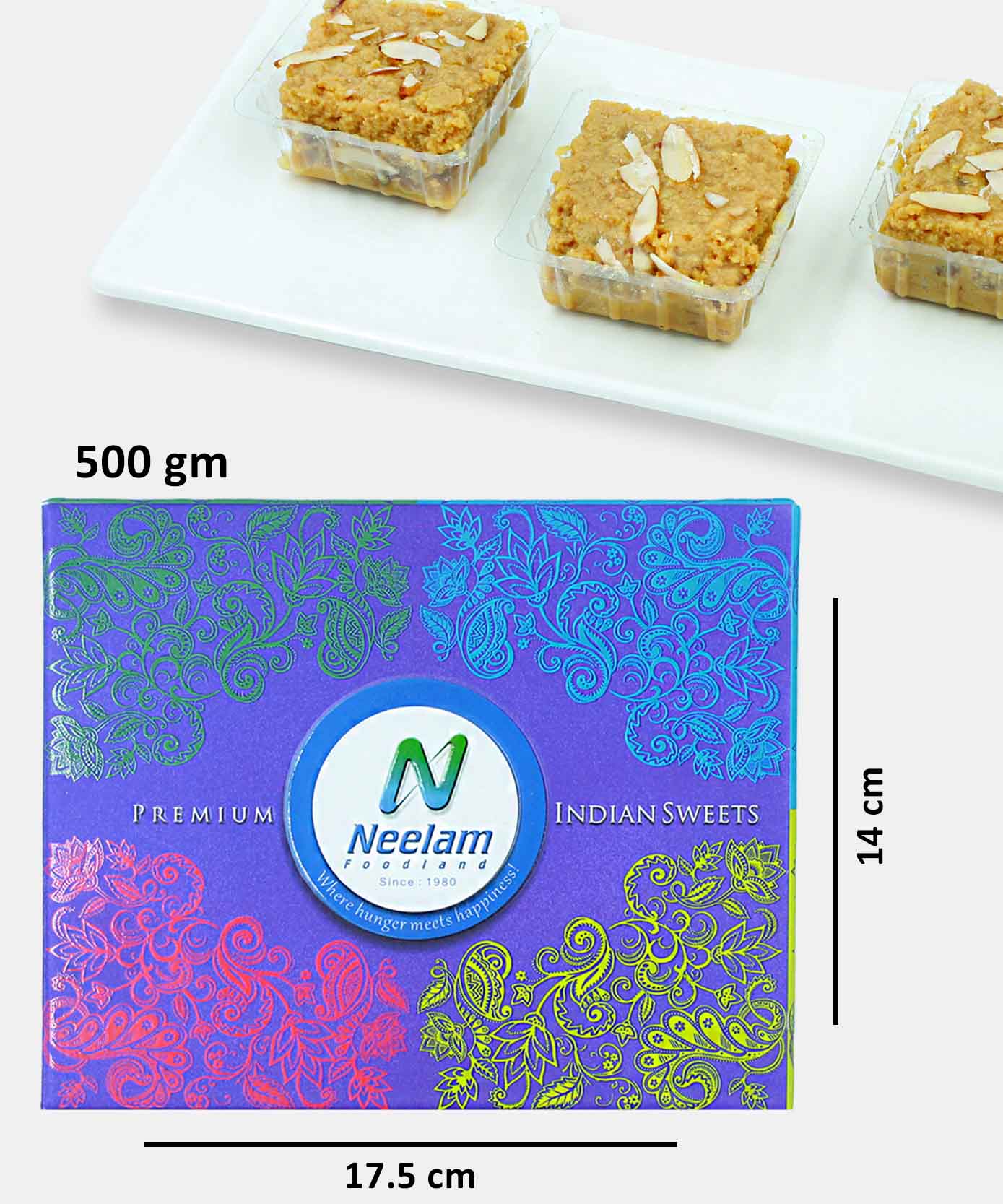 Jaggery Barfi Sweet 500 Gm