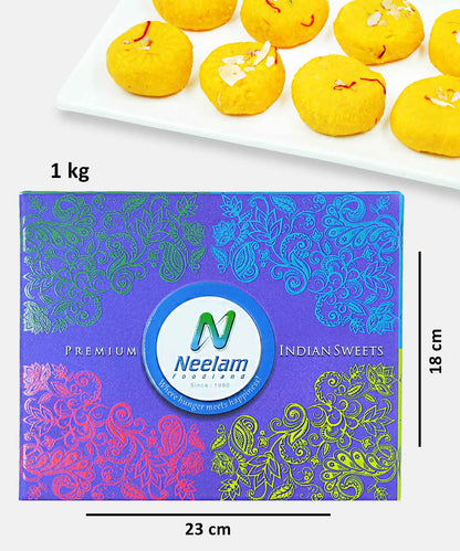 Kesar Round Peda Sweet 1 Kg