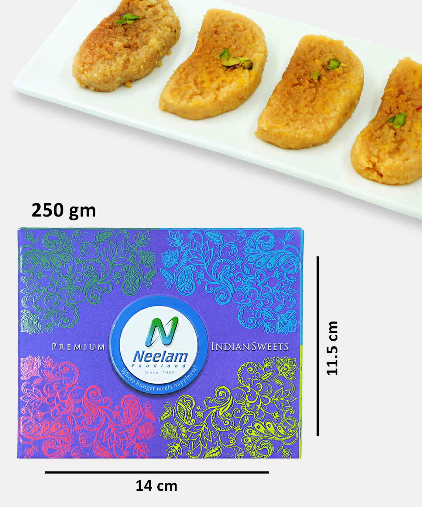 Milk Cake Sweet 250 Gm