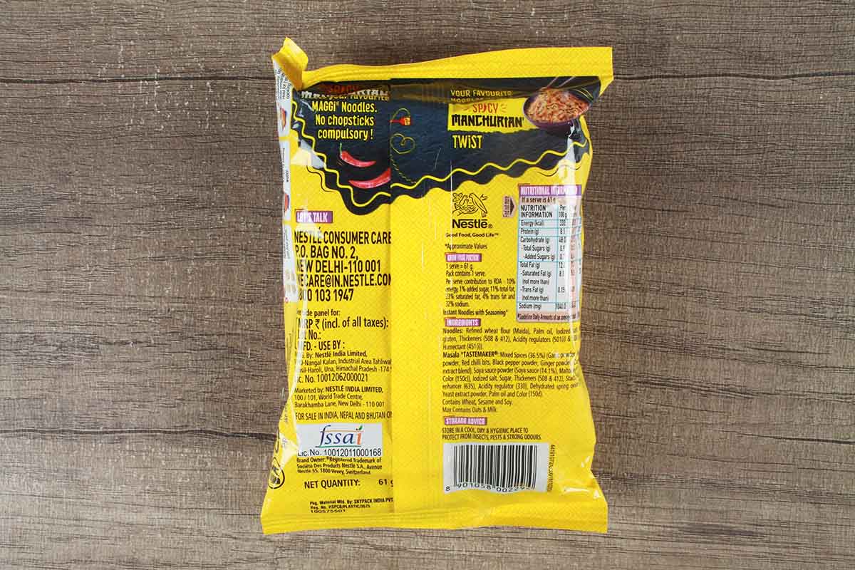 Nestle Maggi Noodles Spicy Manchurian 61 Gm