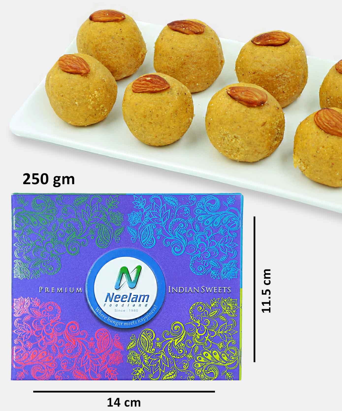 Besan Laddu Sweet 250 Gm