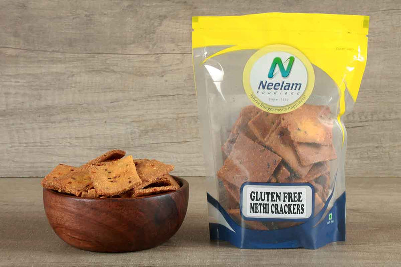 ROASTED METHI CRACKER GLUTEN FREE 200