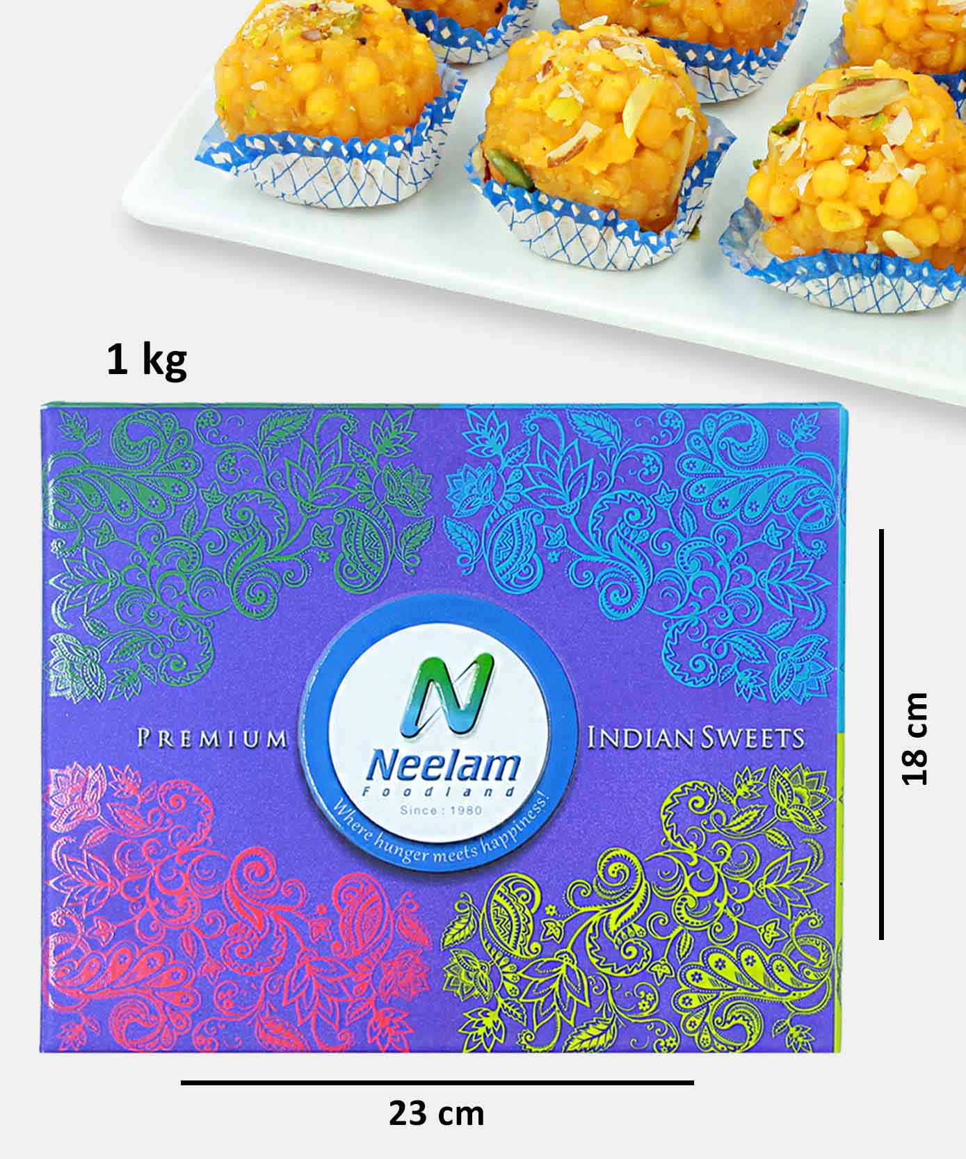 Bada Boondi Laddu 1 Kg Sweet