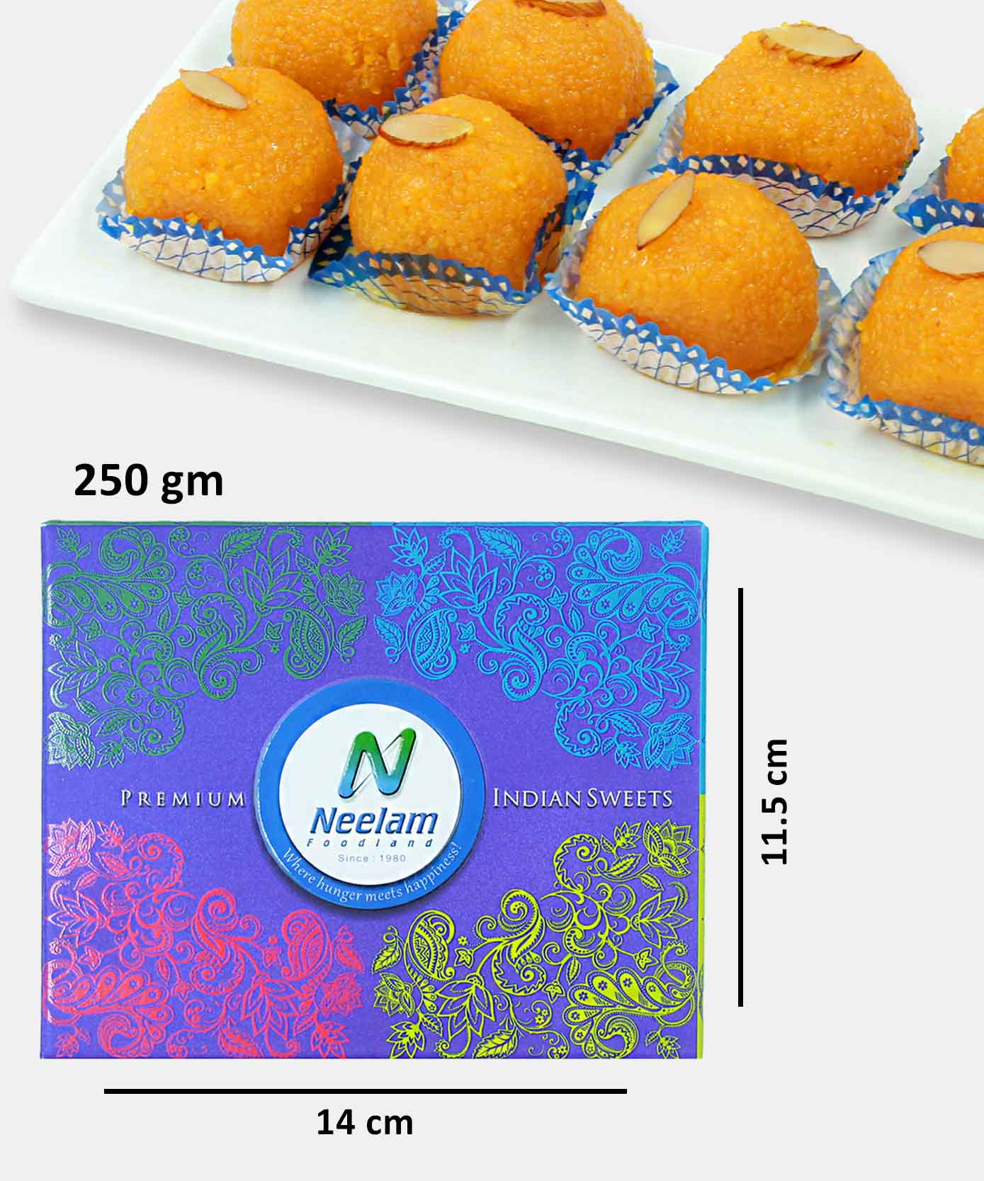 Motichoor Laddu Sweet 250 Gm