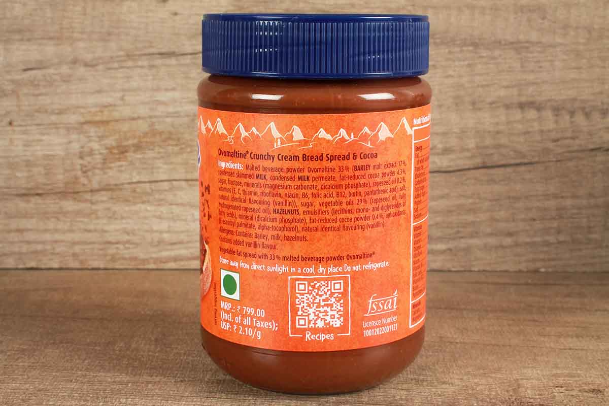 Ovomaltine Crunchy Cream Spread 380 Gm