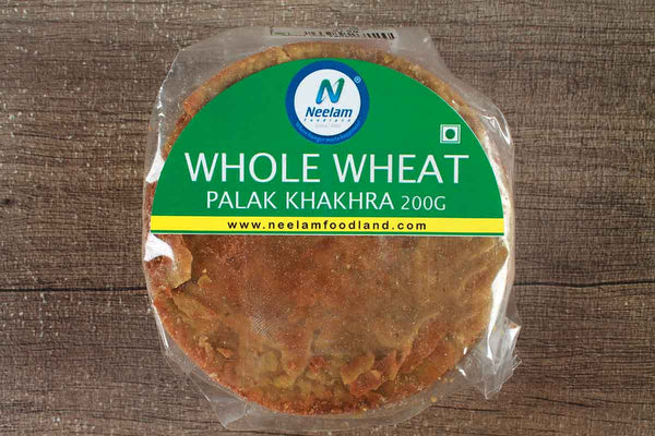 LOW FAT WHOLE WHEAT PALAK KHAKHRA MINI 200