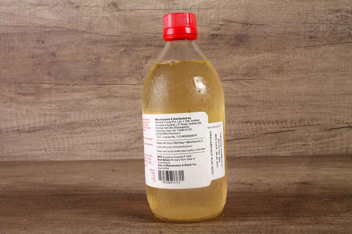 Bombucha Original Sparkling Fermented Tea 500 Ml