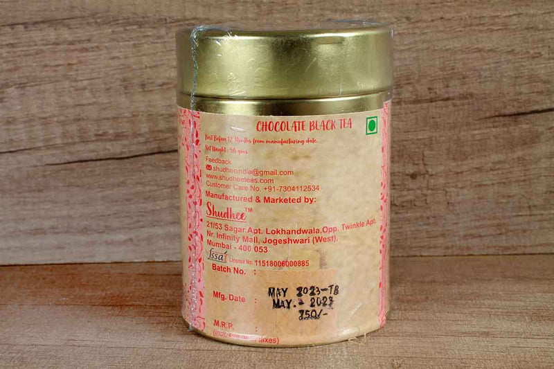 shudhee chocolate black tea 50