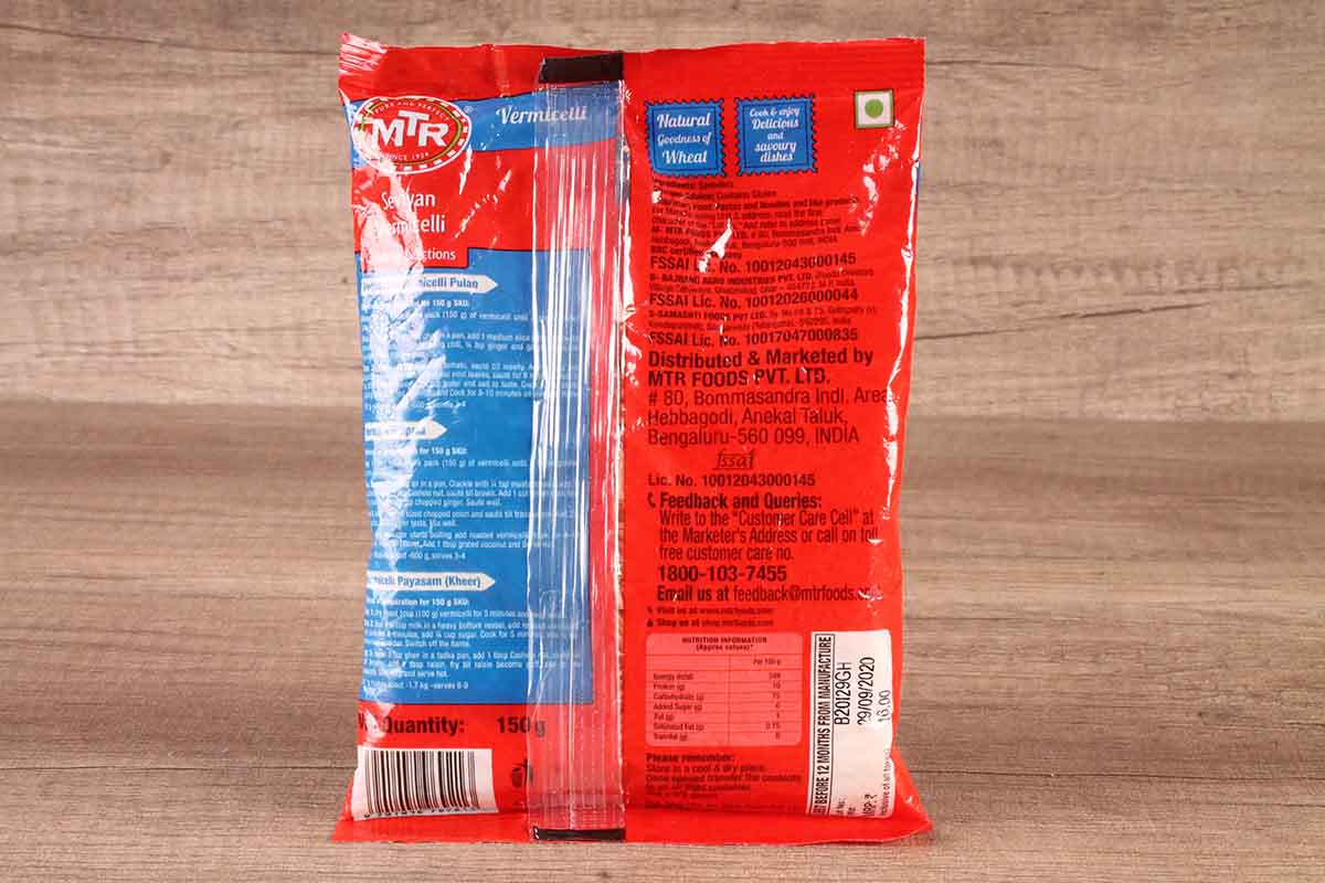 Mtr Seviyan Vermicelli 150 Gm