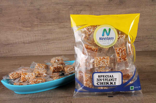 Rajgira Peanut Chikki Cubes 200 Gm