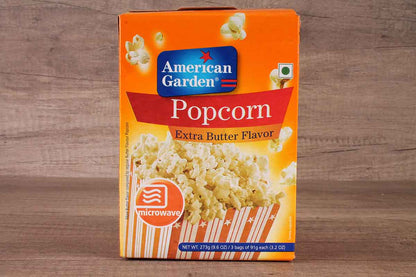 American Garden Extra Butter Popcorn 273 Gm