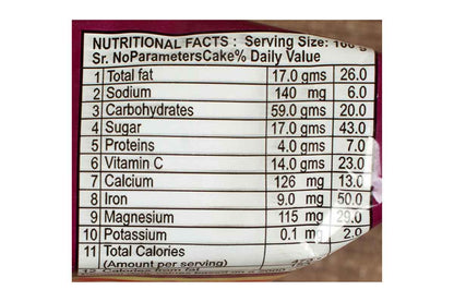 Venus Baker Rich Plum Cakes 300 Gm