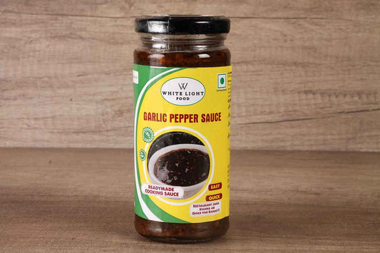 White Light Garlic Pepper Sauce 250 Gm