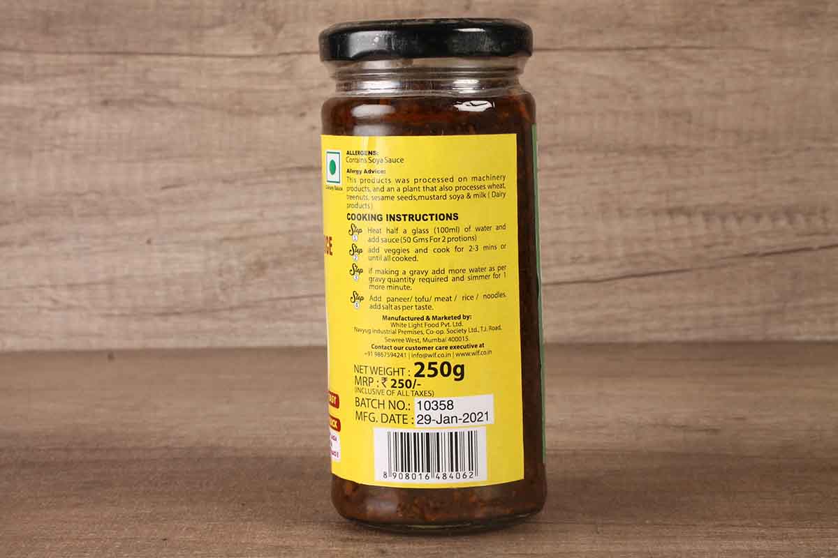 White Light Garlic Pepper Sauce 250 Gm