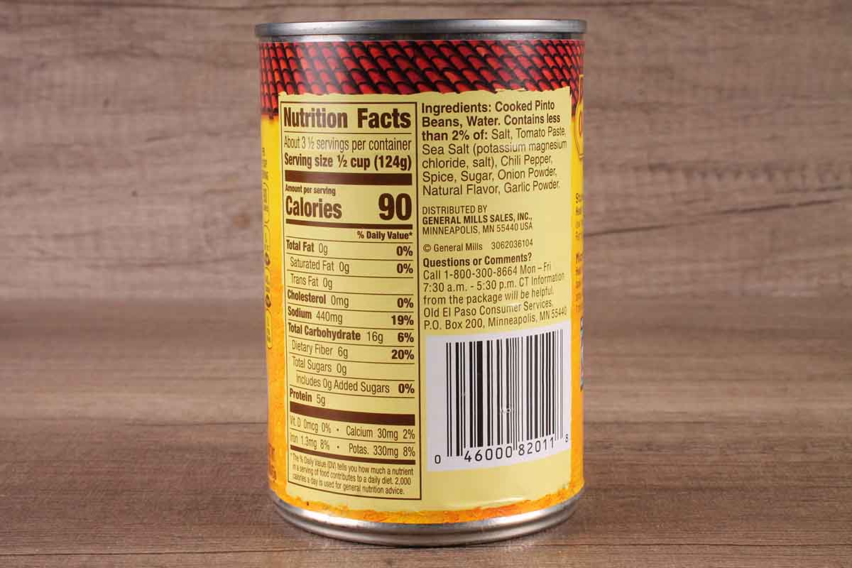 Old El Paso Fat Free Refried Beans 453 Gm