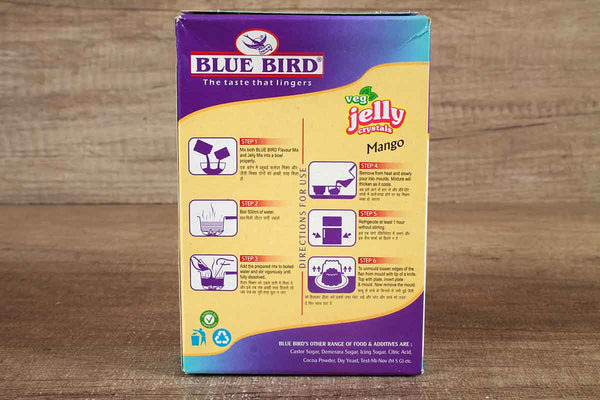 BLUE BIRD VEG JELLY CRYSTALS MANGO 100