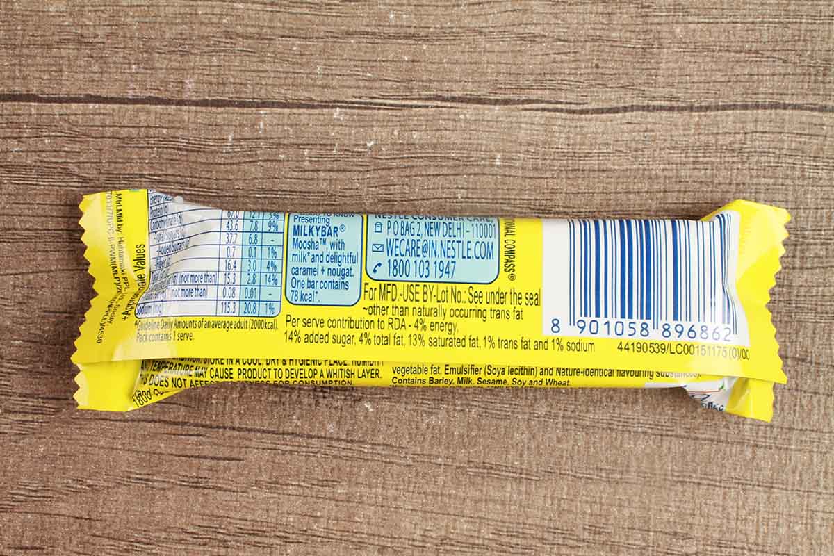 Nestle Milkybar Moosha Chocolate 18 Gm