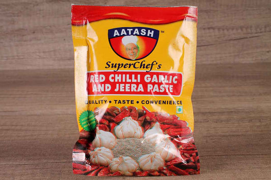 Aatash Red Chilli Garlic And Jeera Paste 100 Gm