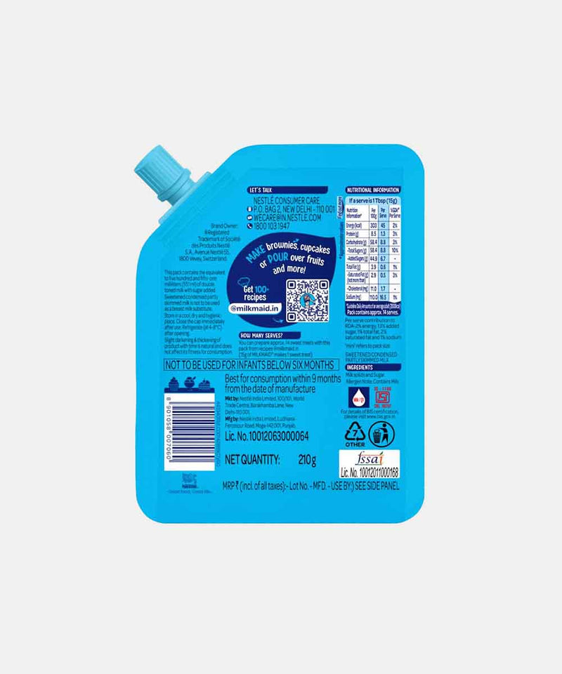 NESTLE MILKMAID MINI POUCH 210