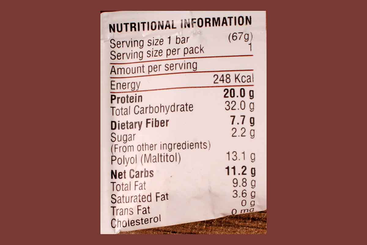 Rite Bite Max Protein Active Choco Slim Bar 67 Gm