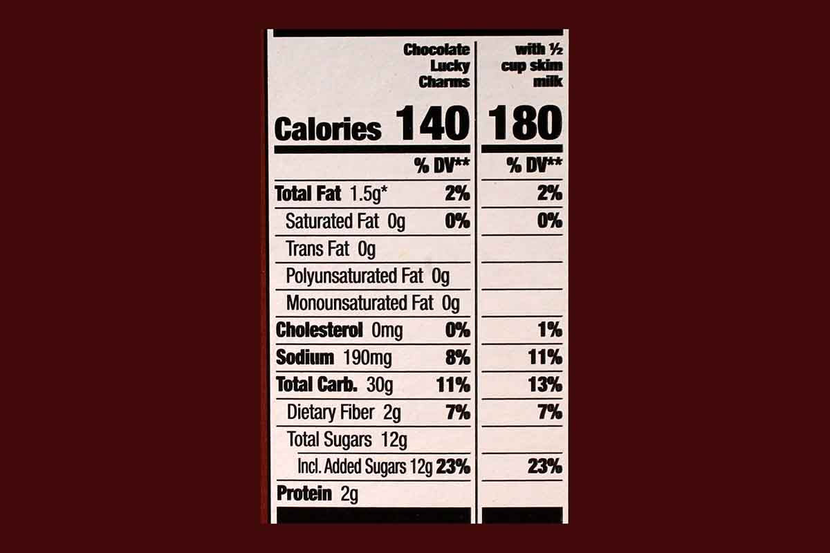 General Mills Lucky Charms Chocolate Cereal 311 Gm